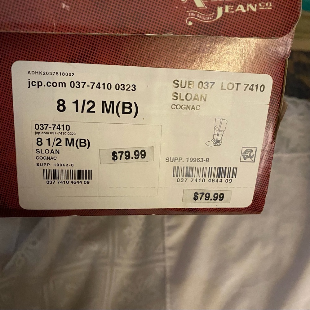ARIZONA Brown Sloan Women's Cognac 8.5M New Boots - Picture 6 of 7